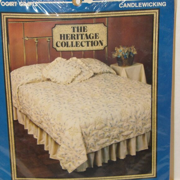 Vogart Quilt Block KIT for embroidery or ballpoint paint 8772A Daisy Leaf - Picture 2 of 3